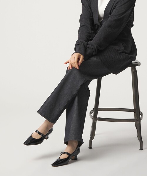 ODETTE E ODILE(オデットエオディール)の「スクエアソフトワンベルト パンプス45↓↑(パンプス・レディース・ブラック/ブラウン・22cm/22.5cm/23cm/23.5cm/24cm/24.5cm/25cm)」の3枚目の写真