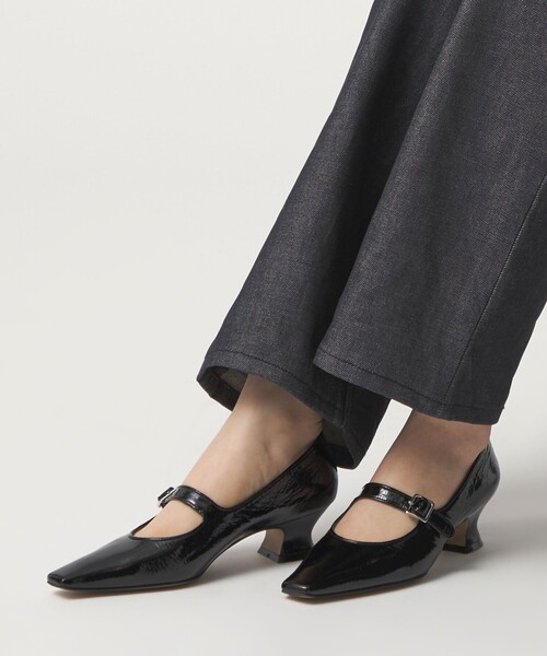 ODETTE E ODILE(オデットエオディール)の「スクエアソフトワンベルト パンプス45↓↑(パンプス・レディース・ブラック/ブラウン・22cm/22.5cm/23cm/23.5cm/24cm/24.5cm/25cm)」の4枚目の写真