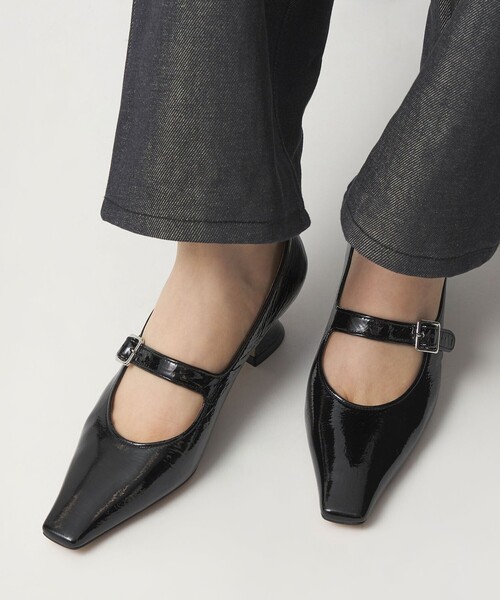 ODETTE E ODILE(オデットエオディール)の「スクエアソフトワンベルト パンプス45↓↑(パンプス・レディース・ブラック/ブラウン・22cm/22.5cm/23cm/23.5cm/24cm/24.5cm/25cm)」の5枚目の写真