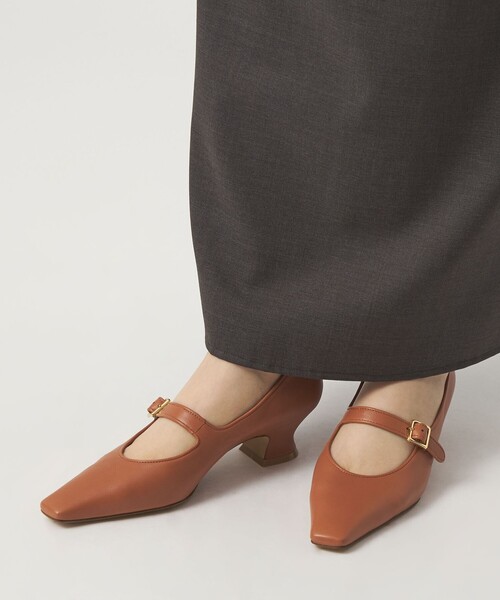 ODETTE E ODILE(オデットエオディール)の「スクエアソフトワンベルト パンプス45↓↑(パンプス・レディース・ブラック/ブラウン・22cm/22.5cm/23cm/23.5cm/24cm/24.5cm/25cm)」の9枚目の写真