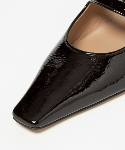 スクエアソフトワンベルト パンプス45↓↑（パンプス）｜ODETTE E