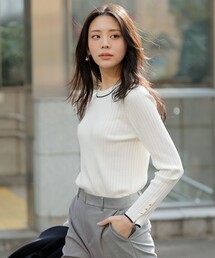 ANY SIS | ラインポイント ニット(ニット/セーター)