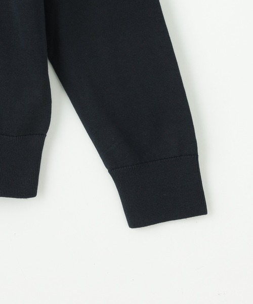 FRED PERRY（フレッドペリー）の「FRED PERRY VERTICAL STRIPE KNITTED SHIRT K6537（ニット/セーター・メンズ・ネイビー・M/L）」の5枚目の写真