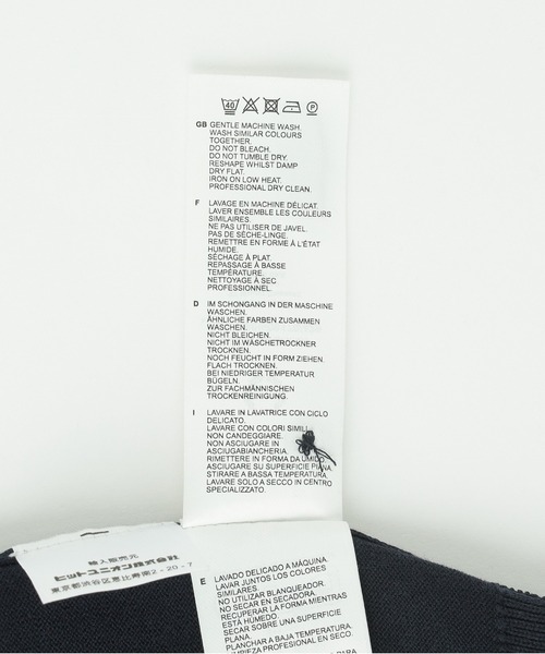 FRED PERRY（フレッドペリー）の「FRED PERRY VERTICAL STRIPE KNITTED SHIRT K6537（ニット/セーター・メンズ・ネイビー・M/L）」の6枚目の写真