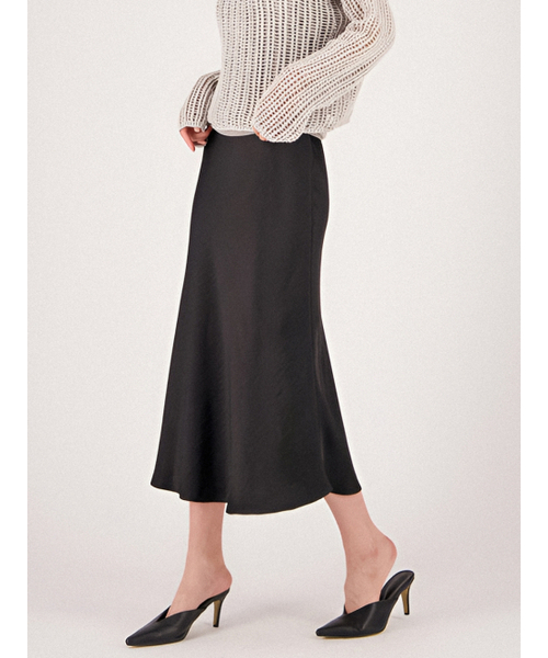 ACUD(アクド)の「Satin A-line Skirt _White(スカート・レディース・ホワイト・S/M)」の5枚目の写真