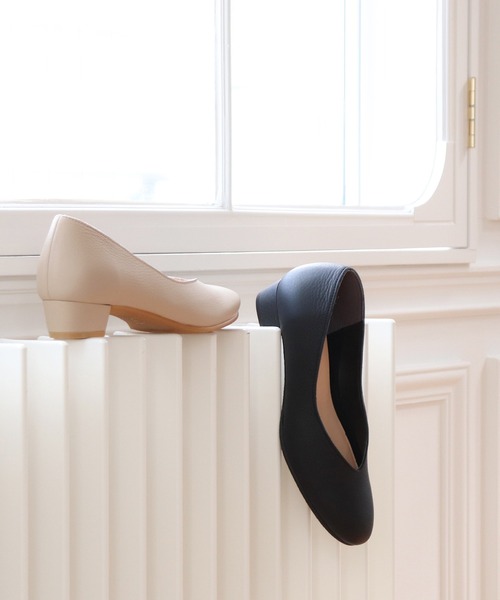ENあしながおじさん（エンアシナガオジサン）の「防水│プレーンパンプス　3760007（パンプス・レディース・ベージュ/ブラック・22.5cm/24.5cm/24cm/23.5cm/23cm）」の7枚目の写真