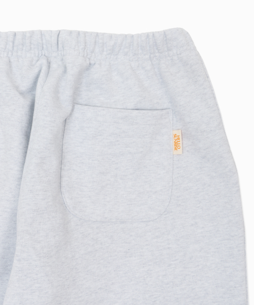 HELLO SUNRISE(ハローサンライズ)の「HS Logo Wide Sweatpants_L.Gray(スウェットパンツ・レディース・ライトグレー・SMALL/MEDIUM/LARGE)」の6枚目の写真