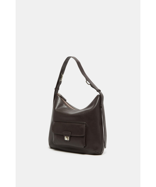 COURONNEの「Noa Pocket Shoulder 33_RCBSX25649BRD（ショルダーバッグ・レディース・ダークブラウン・FREE）」の3枚目の写真