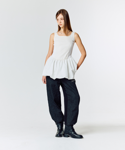 LARTIGENT(ラーティゼン)の「L15 BALLOON ONE-PIECE(WHITE)(ワンピース・レディース・その他・FREE)」の2枚目の写真