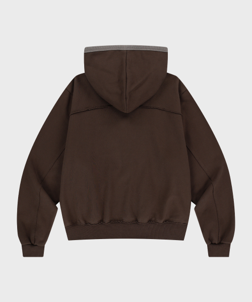 THEVINYLHOUSE(ザバイニルハウス)の「CUT-OFF HOODIE ZIP-UP BROWN(パーカー・メンズ・その他・S/M/L)」の10枚目の写真