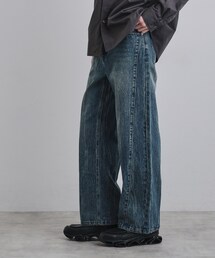 tk.TAKEO KIKUCHI（ティーケータケオキクチ）の「ストレートレッグデニム（デニムパンツ）」