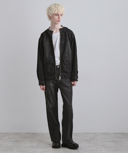 tk.TAKEO KIKUCHI（ティーケータケオキクチ）の「ストレートレッグデニム（デニムパンツ・メンズ・ブルー系その他/ブラック・03/02）」の3枚目の写真