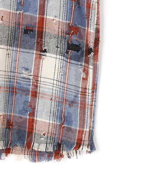 DANKE SCHON（ダンケシェーン）の「DankeSchon/ダンケシェーン/DAMAGE CAMO CHECK L/S SHIRTS（シャツ/ブラウス・メンズ・モスグリーン/ブルー・L/M）」の17枚目の写真