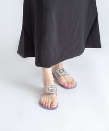 Fabio Rusconi（ファビオルスコーニ）の「【FABIO RUSCONI/ファビオルスコーニ】クリアトングサンダル　PVCサンダル（サンダル）」