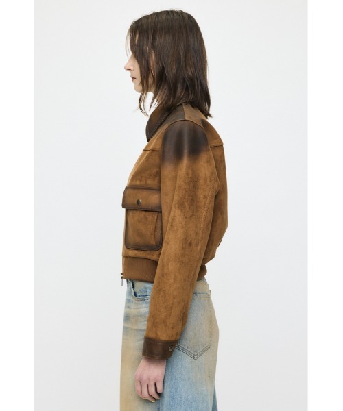 MOUSSY（マウジー）の「【26年SS新作】COMPACT F/LEATHER ブルゾン