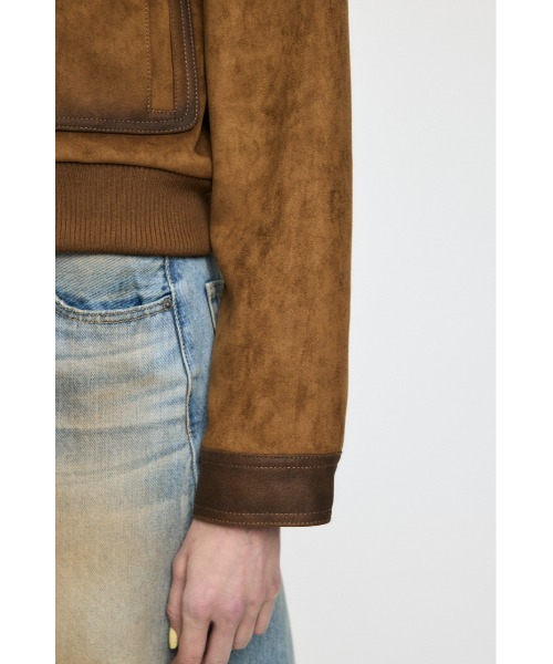 MOUSSY（マウジー）の「【26年SS新作】COMPACT F/LEATHER ブルゾン