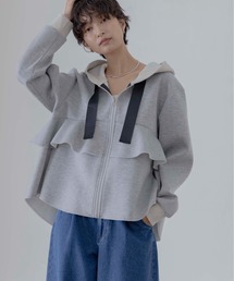 Eimee Law（エイミーロウ）の「ボンディング ジップフリルフーディ（パーカー）」