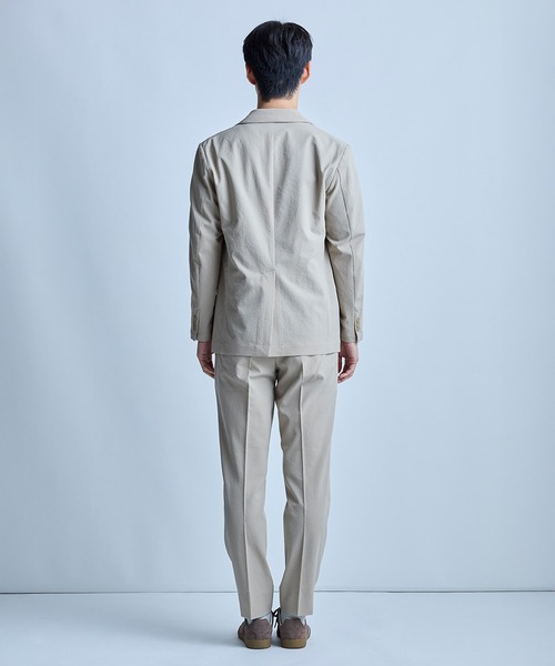 UNION STATION（ユニオンステーション）の「【洗える/ストレッチ】テックチリメンスリムイージースラックス（スラックス・メンズ・ブラック/ベージュ・S/M/L）」の6枚目の写真