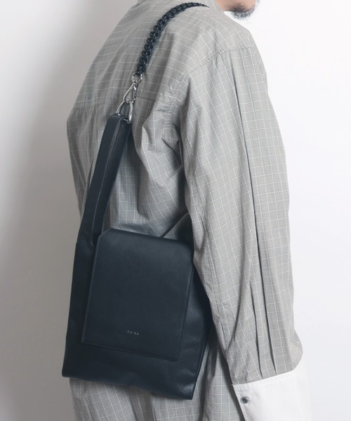 YArKA（ヤーカ）の「【YArKA/ヤーカ】real leather braided strap flap marche bag [wam11] / コブラ編フラップマルシェバッグ（ハンドバッグ・レディース・ブラック・FREE）」の14枚目の写真