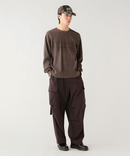 BEAMS HEART(ビームスハート)の「【7/24再値下げ】スノーウォッシュ ワッフル ロングスリーブ(ユニセックス)(Tシャツ/カットソー・メンズ・ブラック/ブラウン・SMALL/LARGE/MEDIUM)」の4枚目の写真