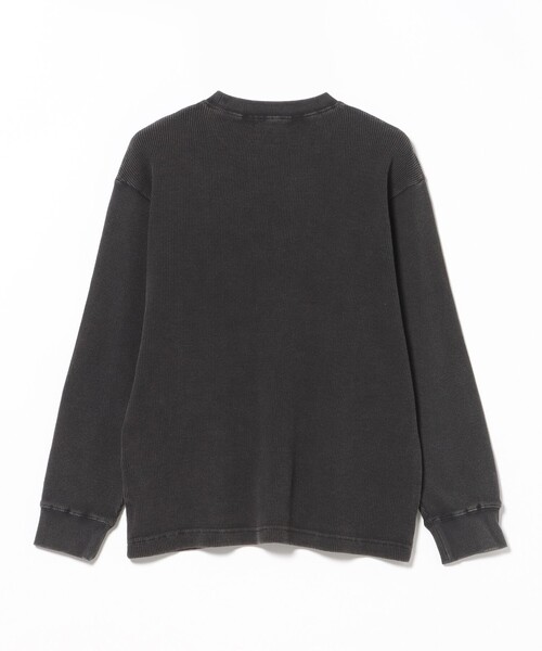 BEAMS HEART(ビームスハート)の「【7/24再値下げ】スノーウォッシュ ワッフル ロングスリーブ(ユニセックス)(Tシャツ/カットソー・メンズ・ブラック/ブラウン・SMALL/LARGE/MEDIUM)」の7枚目の写真
