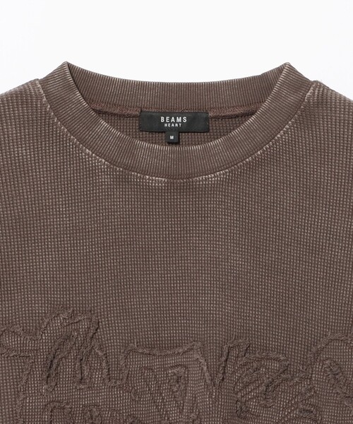 BEAMS HEART(ビームスハート)の「【7/24再値下げ】スノーウォッシュ ワッフル ロングスリーブ(ユニセックス)(Tシャツ/カットソー・メンズ・ブラック/ブラウン・SMALL/LARGE/MEDIUM)」の10枚目の写真