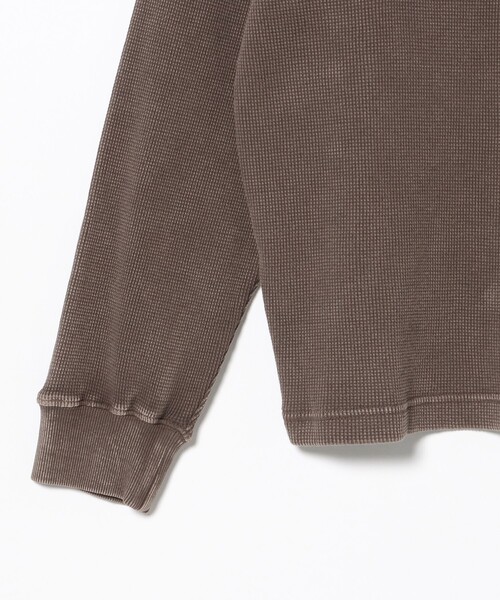 BEAMS HEART(ビームスハート)の「【7/24再値下げ】スノーウォッシュ ワッフル ロングスリーブ(ユニセックス)(Tシャツ/カットソー・メンズ・ブラック/ブラウン・SMALL/LARGE/MEDIUM)」の11枚目の写真