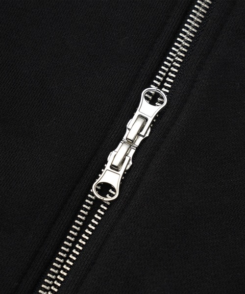 MFC STORE（エムエフシーストア）の「MFC STORE ORIGINAL SMALL MS LOGO ZIP HOODIE（パーカー・メンズ・ブラック/グレー・S/M/L/XL/XXL）」の7枚目の写真