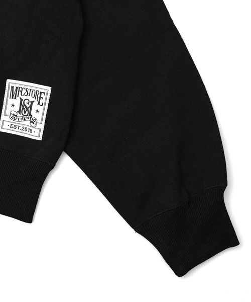 MFC STORE（エムエフシーストア）の「MFC STORE ORIGINAL SMALL MS LOGO ZIP HOODIE（パーカー・メンズ・ブラック/グレー・S/M/L/XL/XXL）」の10枚目の写真