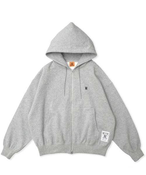 MFC STORE（エムエフシーストア）の「MFC STORE ORIGINAL SMALL MS LOGO ZIP HOODIE（パーカー・メンズ・ブラック/グレー・S/M/L/XL/XXL）」の12枚目の写真