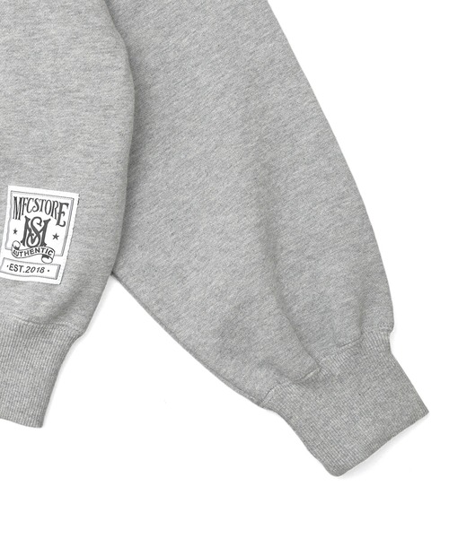 MFC STORE（エムエフシーストア）の「MFC STORE ORIGINAL SMALL MS LOGO ZIP HOODIE（パーカー・メンズ・ブラック/グレー・S/M/L/XL/XXL）」の8枚目の写真