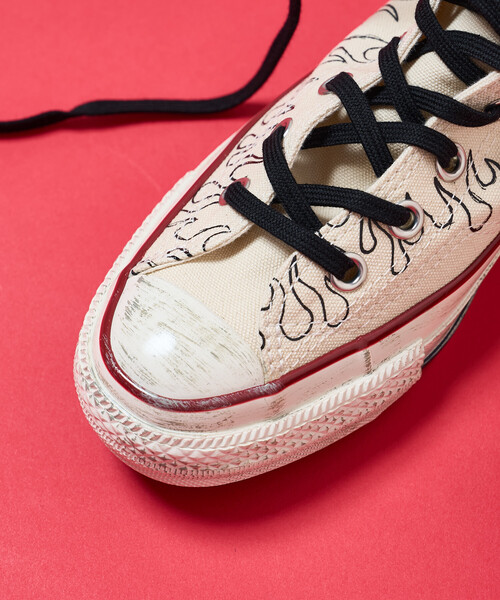 FREAK'S STORE（フリークスストア）の「CONVERSE/コンバース ALL STAR AGED 87 HC HI/STRANGER THINGS 5/オールスターエイジド 87 HC HI [23.5cm～24.5cm展開]（スニーカー・レディース・ナチュラル/ブラック・24.5cm/23.5cm）」の4枚目の写真