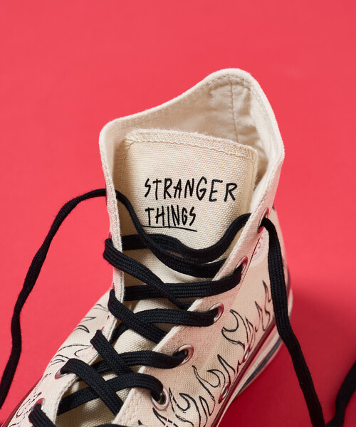 FREAK'S STORE（フリークスストア）の「CONVERSE/コンバース ALL STAR AGED 87 HC HI/STRANGER THINGS 5/オールスターエイジド 87 HC HI [23.5cm～24.5cm展開]（スニーカー・レディース・ナチュラル/ブラック・24.5cm/23.5cm）」の5枚目の写真