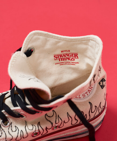 FREAK'S STORE（フリークスストア）の「CONVERSE/コンバース ALL STAR AGED 87 HC HI/STRANGER THINGS 5/オールスターエイジド 87 HC HI [23.5cm～24.5cm展開]（スニーカー・レディース・ナチュラル/ブラック・24.5cm/23.5cm）」の6枚目の写真