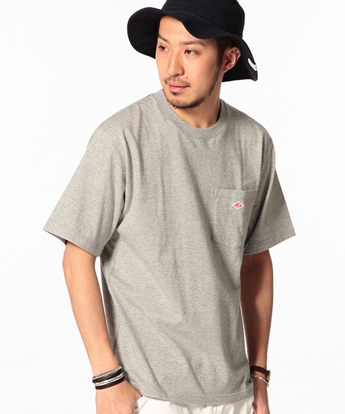 DANTON（ダントン）の「DANTON×ビーミング by ビームス / 40th別注 POCKET TEE（Tシャツ/カットソー・メンズ・グレー/ブラック/ホワイト・LARGE/MEDIUM/SMALL）」の3枚目の写真