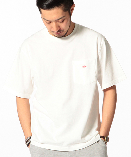 DANTON（ダントン）の「DANTON×ビーミング by ビームス / 40th別注 POCKET TEE（Tシャツ/カットソー・メンズ・グレー/ブラック/ホワイト・LARGE/MEDIUM/SMALL）」の2枚目の写真