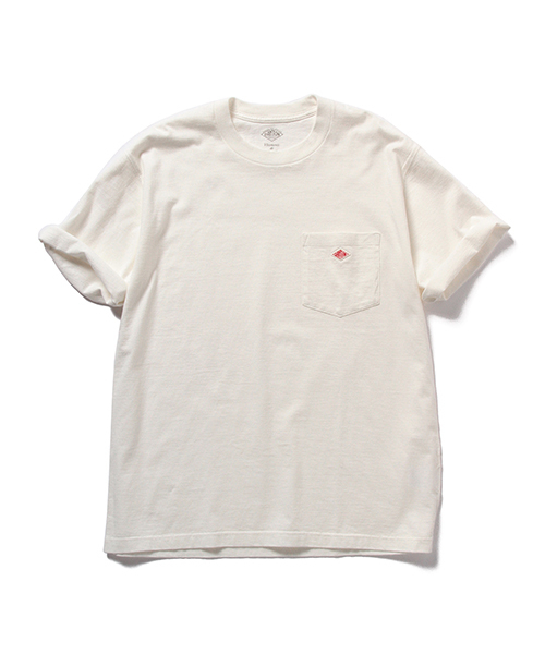 DANTON（ダントン）の「DANTON×ビーミング by ビームス / 40th別注 POCKET TEE（Tシャツ/カットソー・メンズ・グレー/ブラック/ホワイト・LARGE/MEDIUM/SMALL）」の4枚目の写真