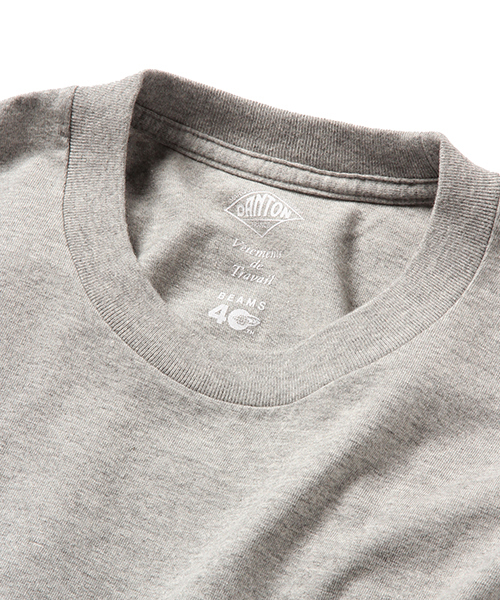 DANTON（ダントン）の「DANTON×ビーミング by ビームス / 40th別注 POCKET TEE（Tシャツ/カットソー・メンズ・グレー/ブラック/ホワイト・LARGE/MEDIUM/SMALL）」の12枚目の写真