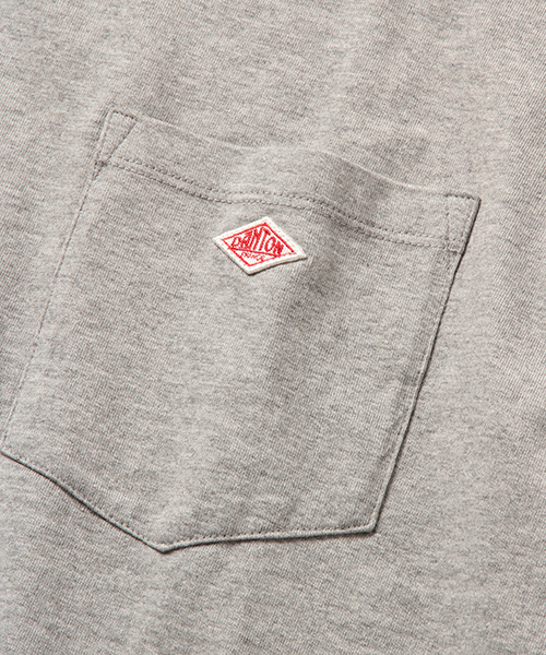 DANTON（ダントン）の「DANTON×ビーミング by ビームス / 40th別注 POCKET TEE（Tシャツ/カットソー・メンズ・グレー/ブラック/ホワイト・LARGE/MEDIUM/SMALL）」の13枚目の写真