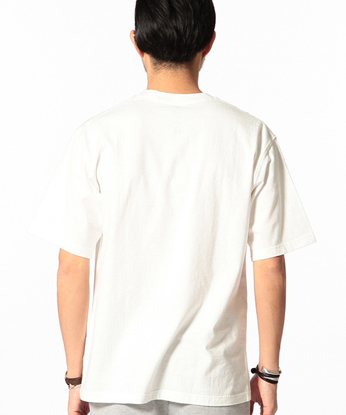 DANTON（ダントン）の「DANTON×ビーミング by ビームス / 40th別注 POCKET TEE（Tシャツ/カットソー・メンズ・グレー/ブラック/ホワイト・LARGE/MEDIUM/SMALL）」の7枚目の写真