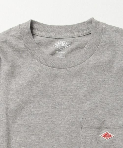 DANTON（ダントン）の「DANTON×ビーミング by ビームス / 40th別注 POCKET TEE（Tシャツ/カットソー・メンズ・グレー/ブラック/ホワイト・LARGE/MEDIUM/SMALL）」の18枚目の写真