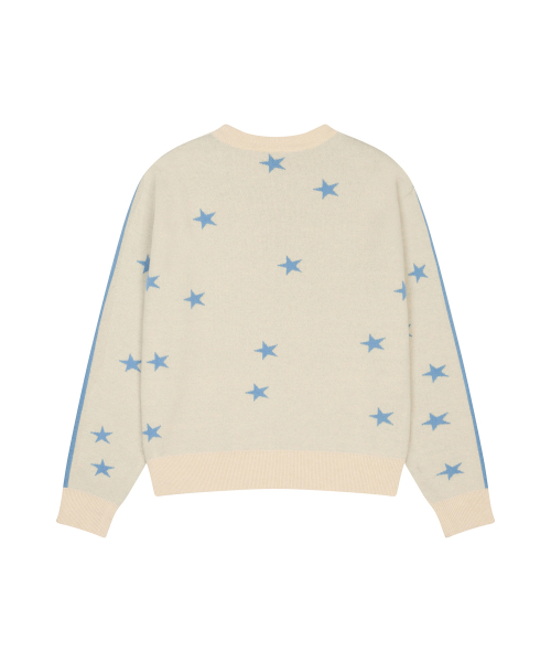 LARTIGENT（ラーティゼン）の「L20 REVERSE STAR KNIT(CREAM)（ニット/セーター・レディース・その他・FREE）」の2枚目の写真