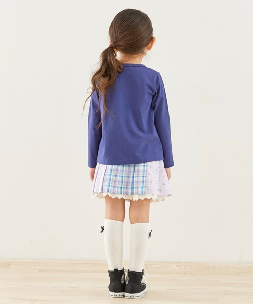 KP(ケーピー)の「【GOOD PRICE】 スイーツミュージック 長袖Tシャツ(Tシャツ/カットソー・キッズ・ネイビー/ミント・120cm/130cm/140cm/90cm/100cm/110cm)」の4枚目の写真