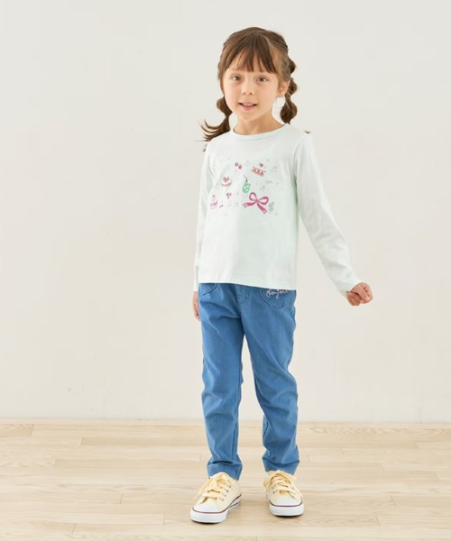KP(ケーピー)の「【GOOD PRICE】 スイーツミュージック 長袖Tシャツ(Tシャツ/カットソー・キッズ・ネイビー/ミント・120cm/130cm/140cm/90cm/100cm/110cm)」の8枚目の写真