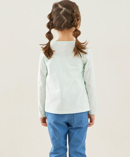 KP(ケーピー)の「【GOOD PRICE】 スイーツミュージック 長袖Tシャツ(Tシャツ/カットソー・キッズ・ネイビー/ミント・120cm/130cm/140cm/90cm/100cm/110cm)」の10枚目の写真
