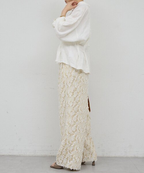 GALLARDAGALANTE（ガリャルダガランテ）の「【WEB限定】【大人気につきリバイバル】ウエストシェイプシャツ（シャツ/ブラウス・レディース・ホワイト/ブラウン/ピンク/ブラック・FREE）」の15枚目の写真