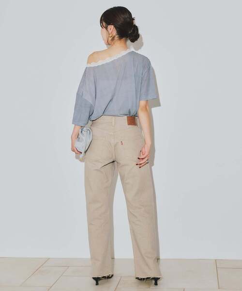 Levi's(リーバイス)の「Levi’s/リーバイス SLOBE別注 501'90s デニムパンツ(デニムパンツ・レディース・ベージュ・28cm/27cm/26cm/25cm/24cm/23cm)」の9枚目の写真