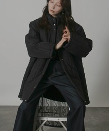 B.I.D.（ビーアイディー）の「《Social GIRL》【2WAY】キルティングドロストコート / 中綿コート（ダウンジャケット/コート）」