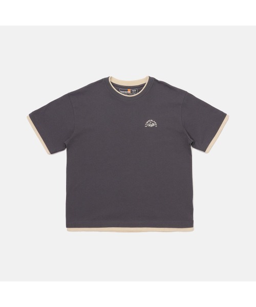 Timberland(ティンバーランド)の「ヘビーウェイト 半袖 Tシャツ ユニセックス(Tシャツ/カットソー・メンズ・ダークグレー・XX-LARGE/X-LARGE/SMALL/MEDIUM/LARGE)」の1枚目の写真