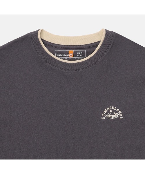Timberland(ティンバーランド)の「ヘビーウェイト 半袖 Tシャツ ユニセックス(Tシャツ/カットソー・メンズ・ダークグレー・XX-LARGE/X-LARGE/SMALL/MEDIUM/LARGE)」の3枚目の写真
